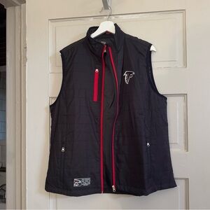 Women’s zip up Atlanta Falcons sports vest, 2X